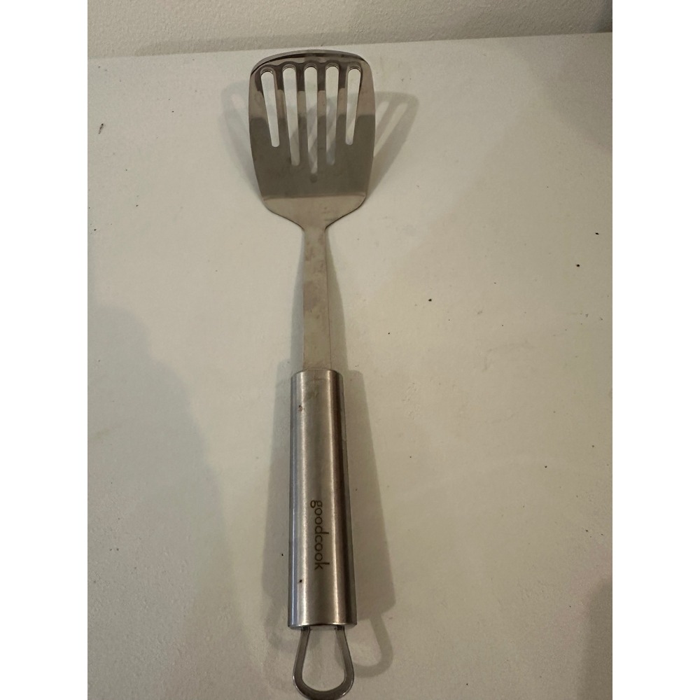 GoodCook Stainless Steel Slotted Turner Spatula Silver Kitchen Tool 13.5 Inch